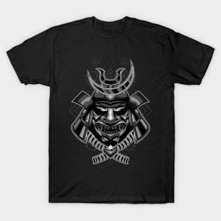 samurai moon mask T-Shirt